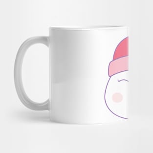 cat in santa claus christmas hat Mug